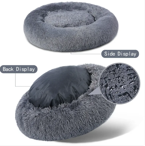 The Nokura Cloud Bed — Calming Donut for Dogs & Cats