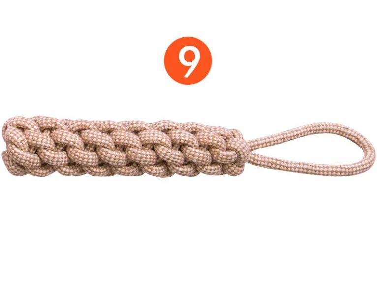 The Nokura Rope Set — 9-Piece Natural Cotton Play for Dogs