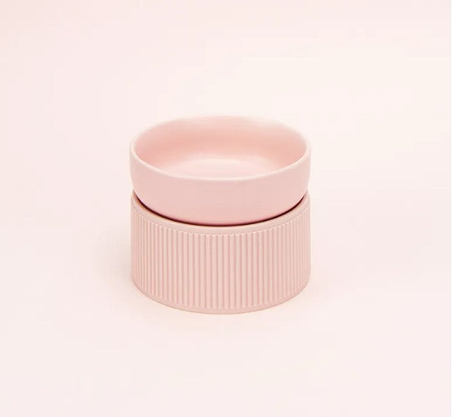 The Nokura Pedestal Bowl — Elevated Ceramic for Cats & Small Dogs