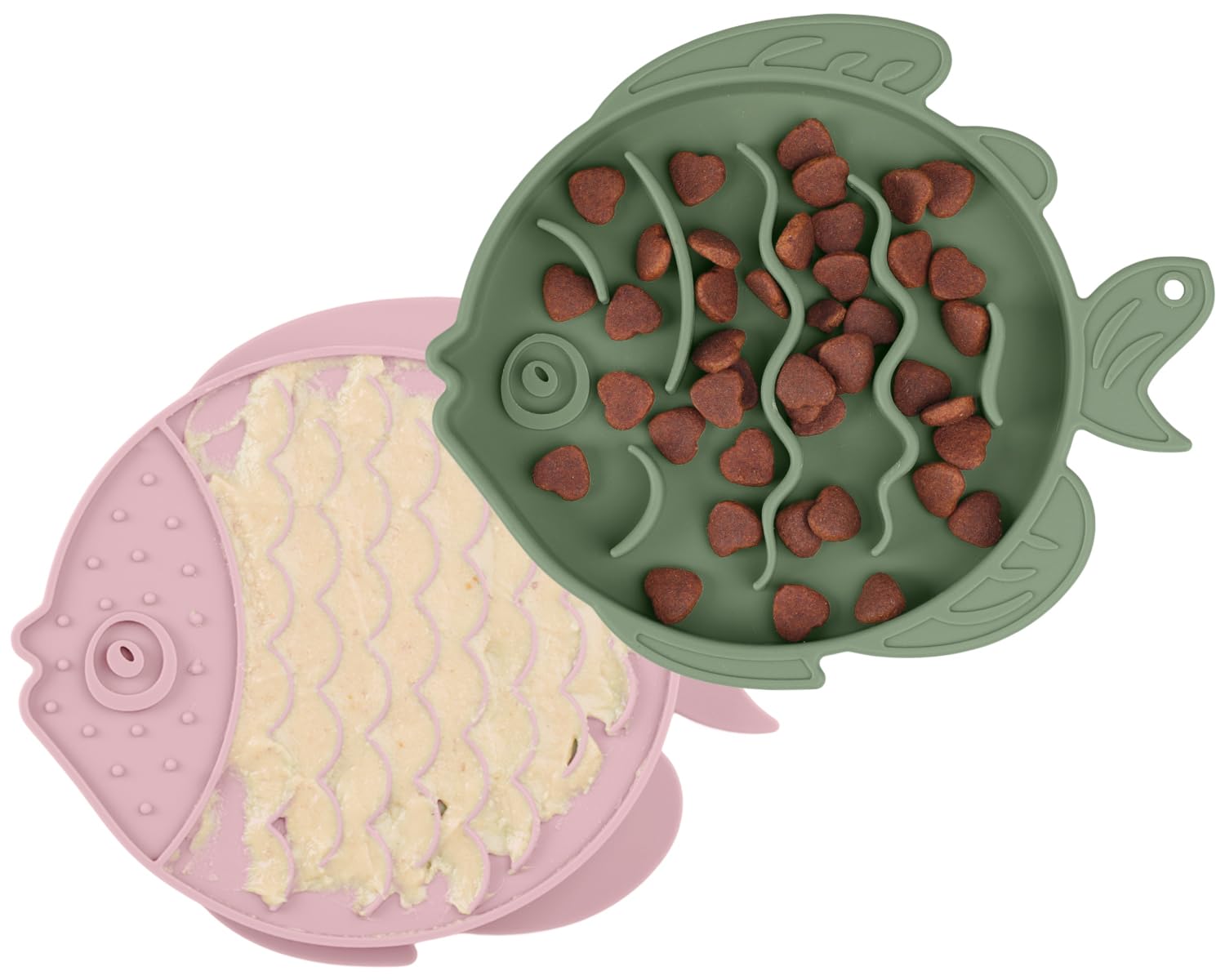 The Nokura Snack Pond — Slow Feeder + Lick Mat Set