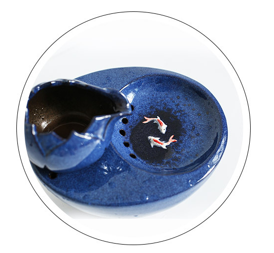 The Nokura Lotus Fountain — Ceramic Hydration for Cats & Dogs