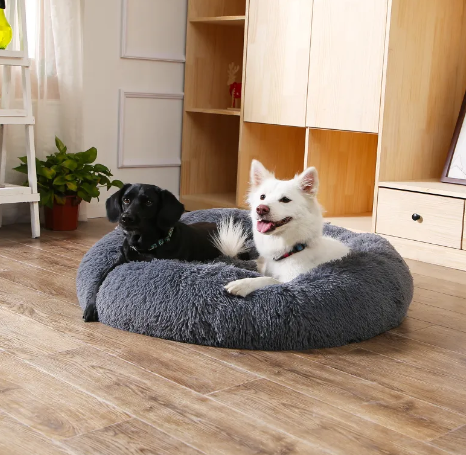 The Nokura Cloud Bed — Calming Donut for Dogs & Cats